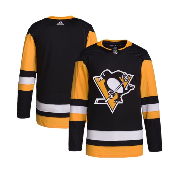 Adidas Home Primegreen Pittsburgh Penguins‎ Black Authentic Jersey Men's 56 2XL - Picture 1 of 4